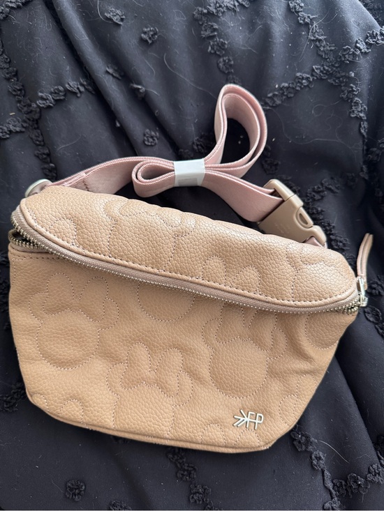 Freshly Picked Handbags - Freshly Picked Tan Embossed Crossbody Belt Bag
